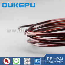 IEC317-13 class200 class180 awg Enamelled copper square wire,enameled rectangular copper wire,enamel copper magnet wire